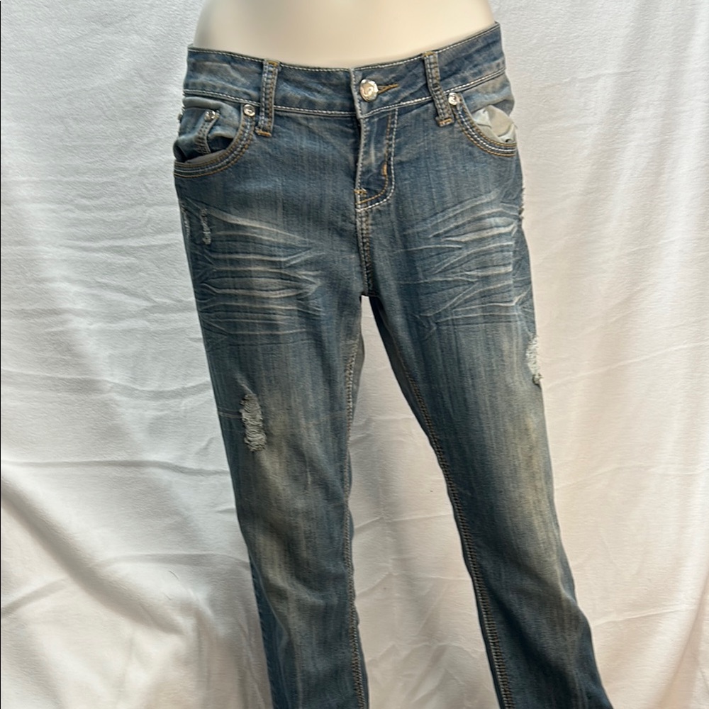 Classic Blue Straight Leg Women's Jeans